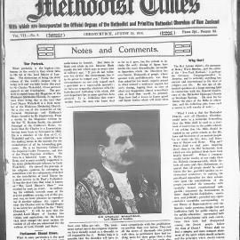The New Zealand Methodist Times: 19th August 1916