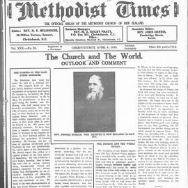 The New Zealand Methodist Times: 6th April 1940