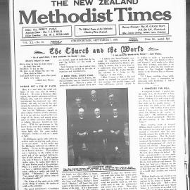 The New Zealand Methodist Times: 7th September 1929