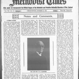 The New Zealand Methodist Times: 28th October 1916
