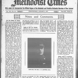 The New Zealand Methodist Times: 6th January 1917