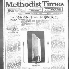 The New Zealand Methodist Times: 11th January 1930