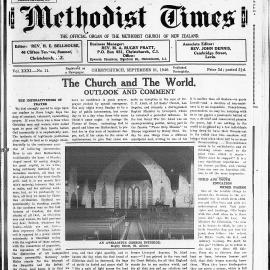 The New Zealand Methodist Times: 21st September 1940