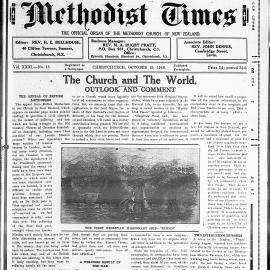 The New Zealand Methodist Times: 19th October 1940