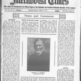 The New Zealand Methodist Times: 14th April 1917
