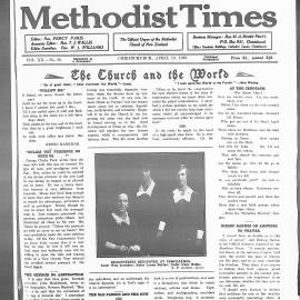 The New Zealand Methodist Times: 19th April 1930
