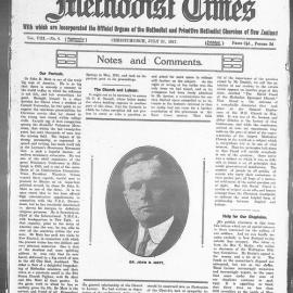 The New Zealand Methodist Times: 21st July 1917