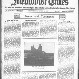 The New Zealand Methodist Times: 4th August 1917