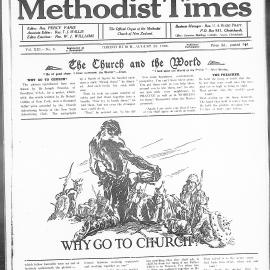 The New Zealand Methodist Times: 23rd August 1930