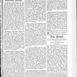 The New Zealand Methodist Times: 6th August 1892