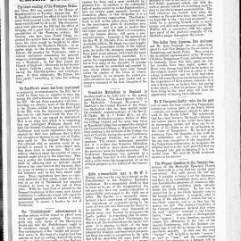 The New Zealand Methodist Times: 13th August 1892