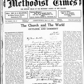 The New Zealand Methodist Times: 17th May 1941