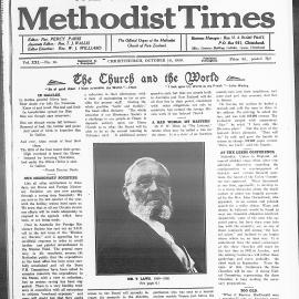The New Zealand Methodist Times: 18th October 1930