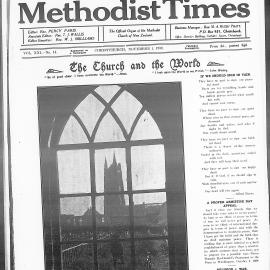 The New Zealand Methodist Times: 1st November 1930