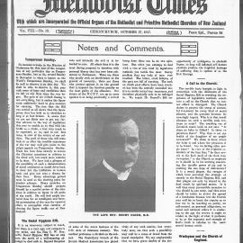 The New Zealand Methodist Times: 27th October 1917