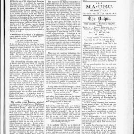 The New Zealand Methodist Times: 22nd October 1892