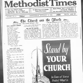 The New Zealand Methodist Times: 15th November 1930