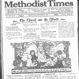The New Zealand Methodist Times: 29th November 1930