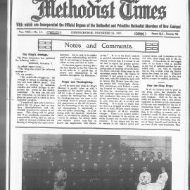 The New Zealand Methodist Times: 24th November 1917