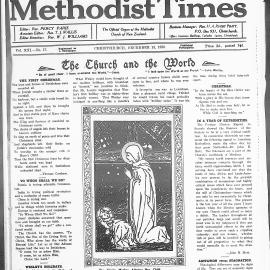 The New Zealand Methodist Times: 13th December 1930