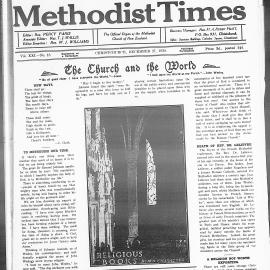 The New Zealand Methodist Times: 27th December 1930