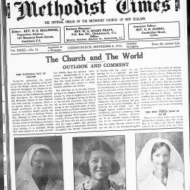 The New Zealand Methodist Times: 6th September 1941