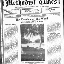 The New Zealand Methodist Times: 20th September 1941