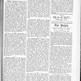 The New Zealand Methodist Times: 18th February 1893