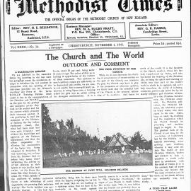 The New Zealand Methodist Times: 1st November 1941