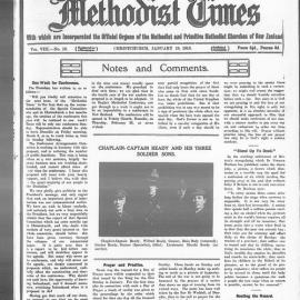 The New Zealand Methodist Times: 19th January 1918