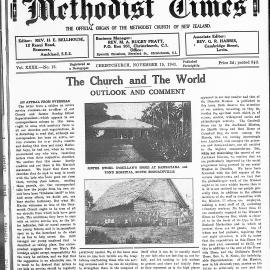 The New Zealand Methodist Times: 15th November 1941