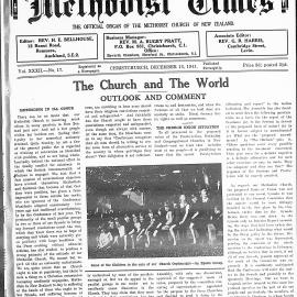 The New Zealand Methodist Times: 13th December 1941