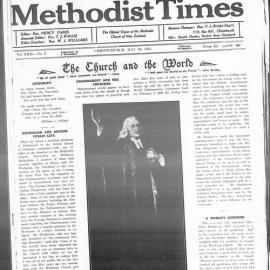 The New Zealand Methodist Times: 16th May 1931