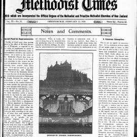 The New Zealand Methodist Times: 15th February 1919