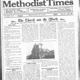 The New Zealand Methodist Times: 30th May 1931