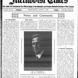 The New Zealand Methodist Times: 15th March 1919