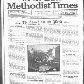 The New Zealand Methodist Times: 8th August 1931