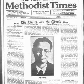 The New Zealand Methodist Times: 22nd August 1931