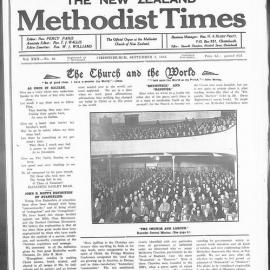 The New Zealand Methodist Times: 5th September 1931