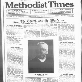 The New Zealand Methodist Times: 19th September 1931