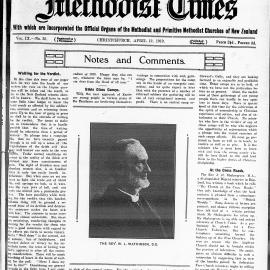 The New Zealand Methodist Times: 12th April 1919
