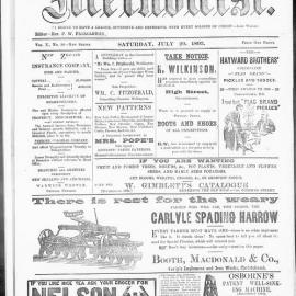 The New Zealand Methodist Times: 29th July 1893
