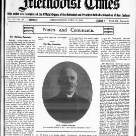 The New Zealand Methodist Times: 26th April 1919