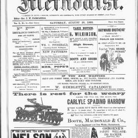 The New Zealand Methodist Times: 26th August 1893
