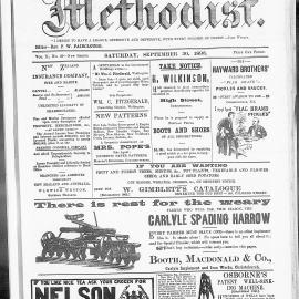 The New Zealand Methodist Times: 30th September 1893