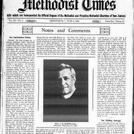 The New Zealand Methodist Times: 8th June 1918