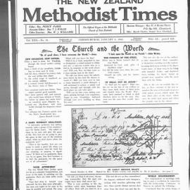The New Zealand Methodist Times: 9th January 1932