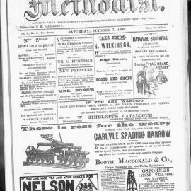 The New Zealand Methodist Times: 7th October 1893