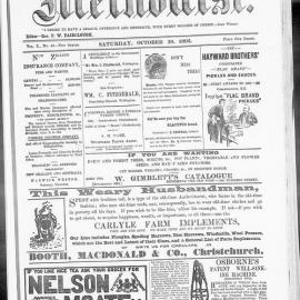 The New Zealand Methodist Times: 28th October 1893