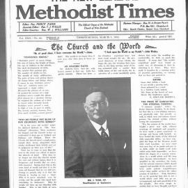 The New Zealand Methodist Times: 5th March 1932